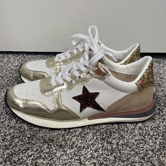 Gold Vintage Havana Sneakers